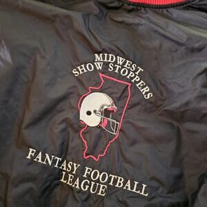 Midwest Fantasy Football Illinois 3XL NFL Pullover Crewneck Windbreaker Jacket